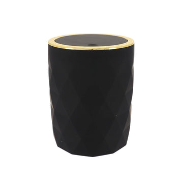 Coș de Gunoi ABS + Cauciuc 6L - Negru