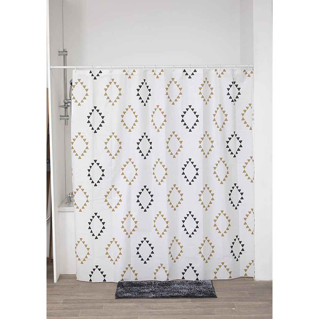 Cortină de Duș PEVA 180x180 cm cu 12 Inele - Lima