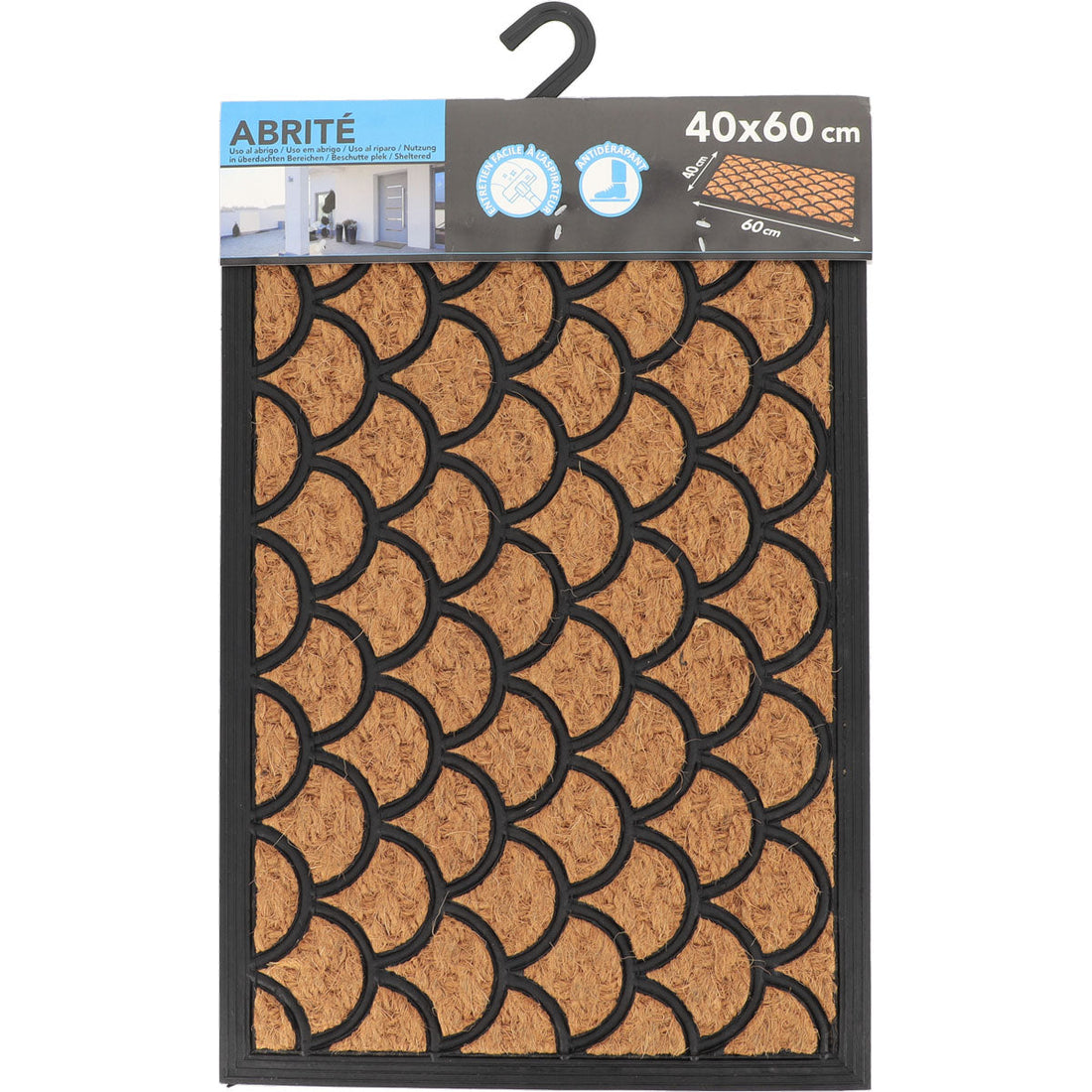 Preș Intrare Sally 40X60CM Coco/Cauciuc - Valuri