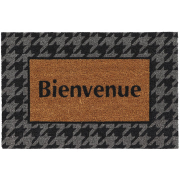 Preș Intrare Plain 40X60CM Coco/Pvc - Bienvenue