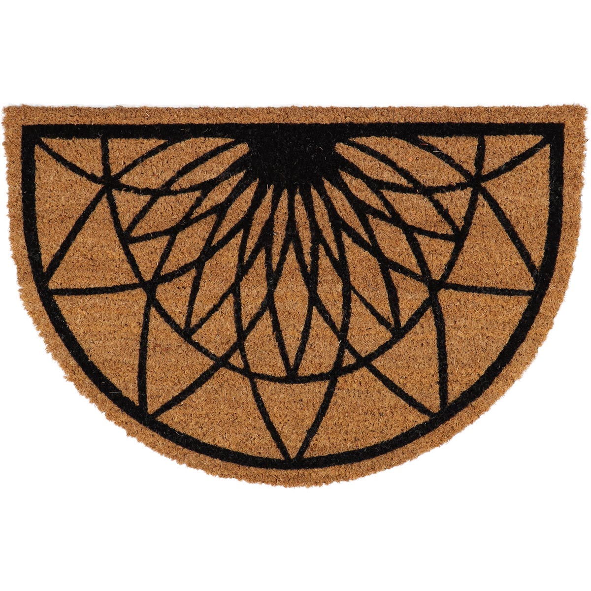 Preș Intrare Rosace Half-Moon 40X60CM Coco/Pvc