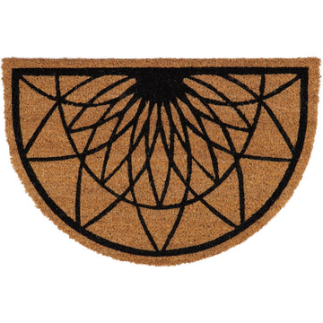 Preș Intrare Rosace Half-Moon 40X60CM Coco/Pvc