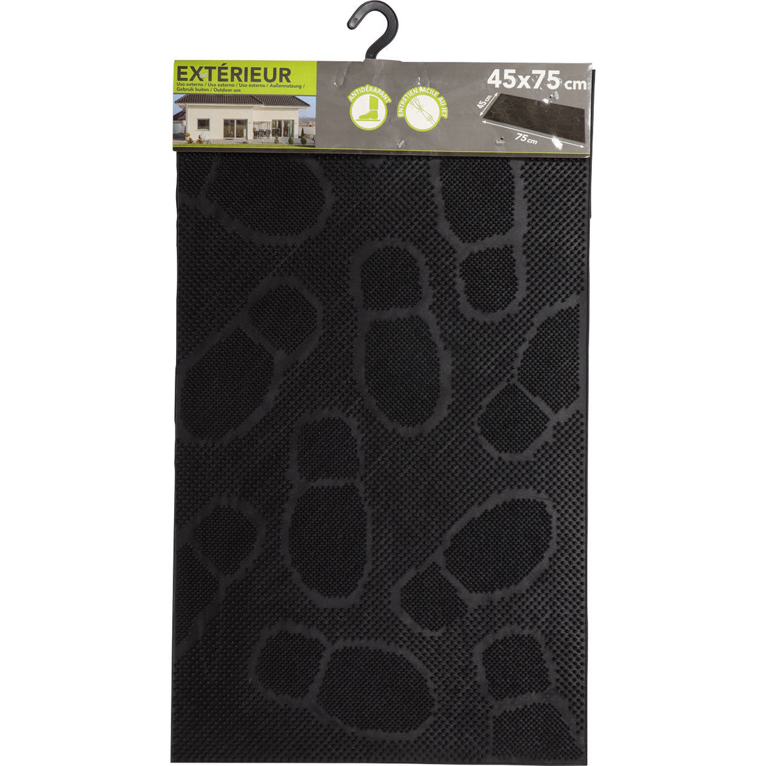 Preș Intrare Picot 45X75CM Cauciuc - Negru