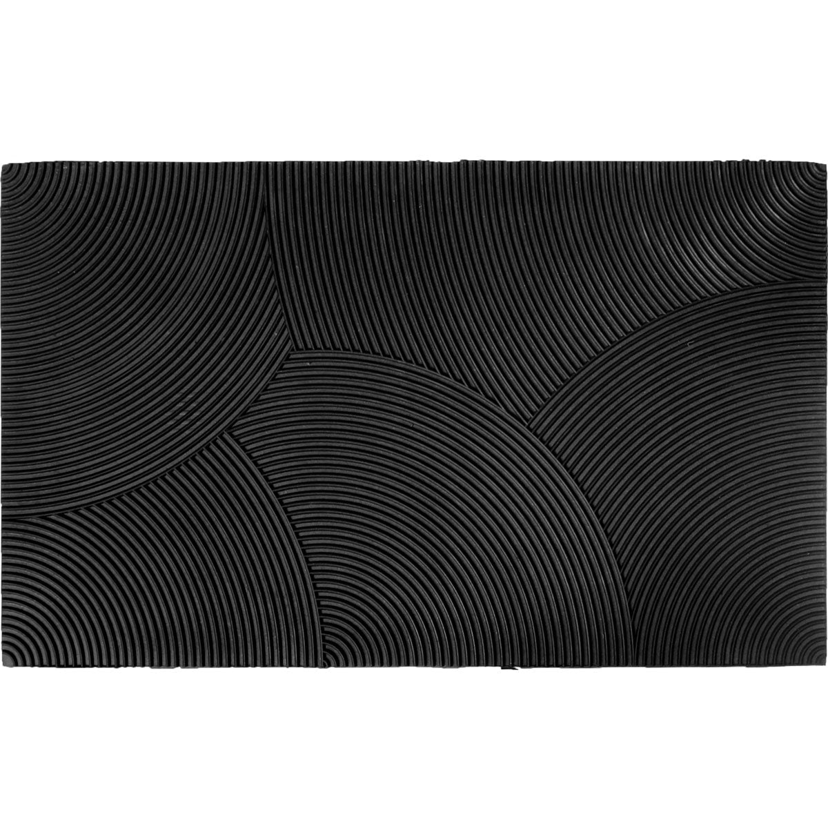 Preș Intrare Reversible 45X75CM Cauciuc - Negru