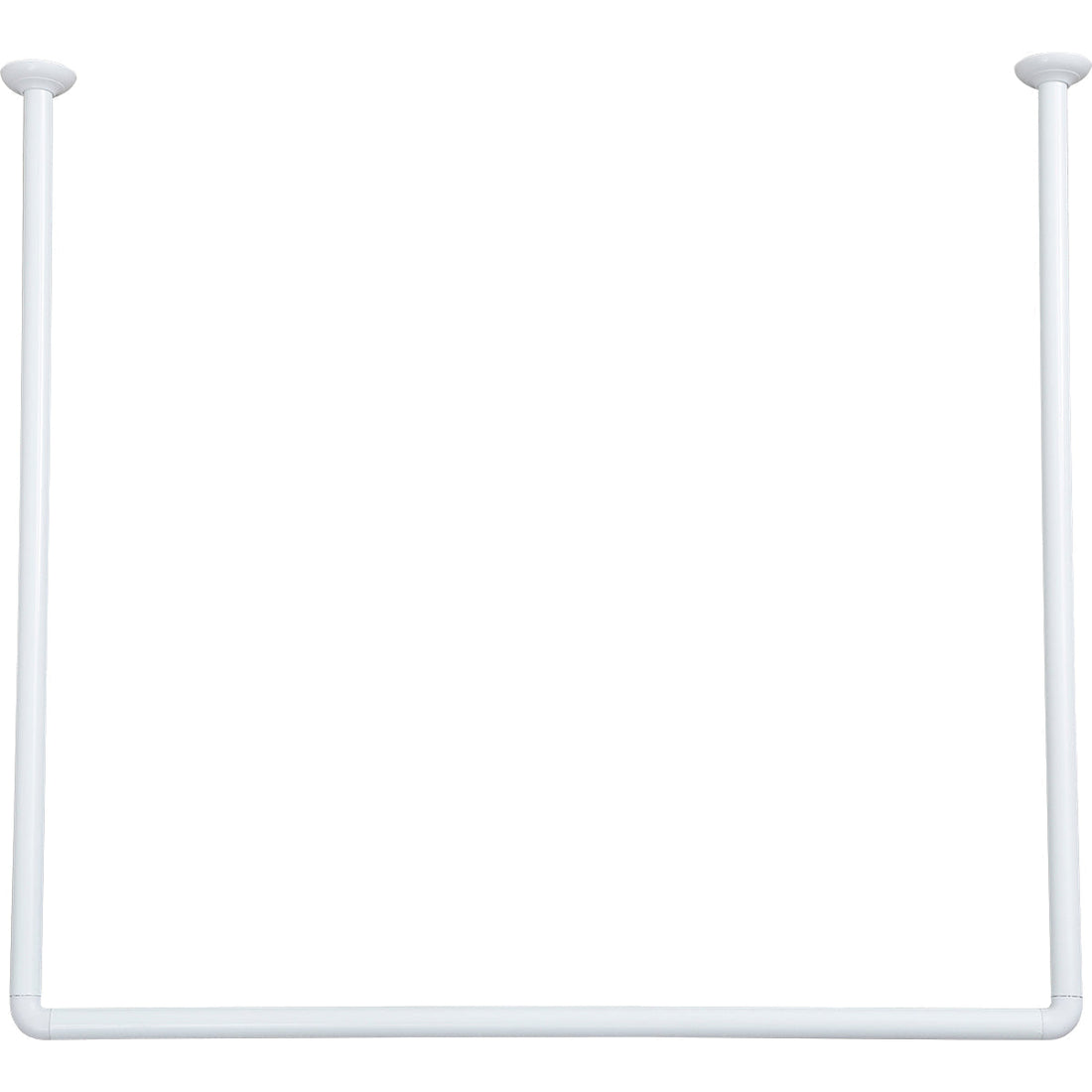 Bară De Aluminiu Colțară În Formă De U 80x80x80 Cm - Albă