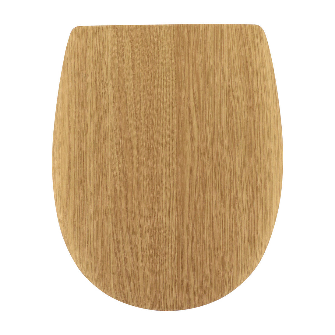 Capac Toaletă Molded 18 Inch cu Balamale din Oțel Inoxidabil - Efect Stejar