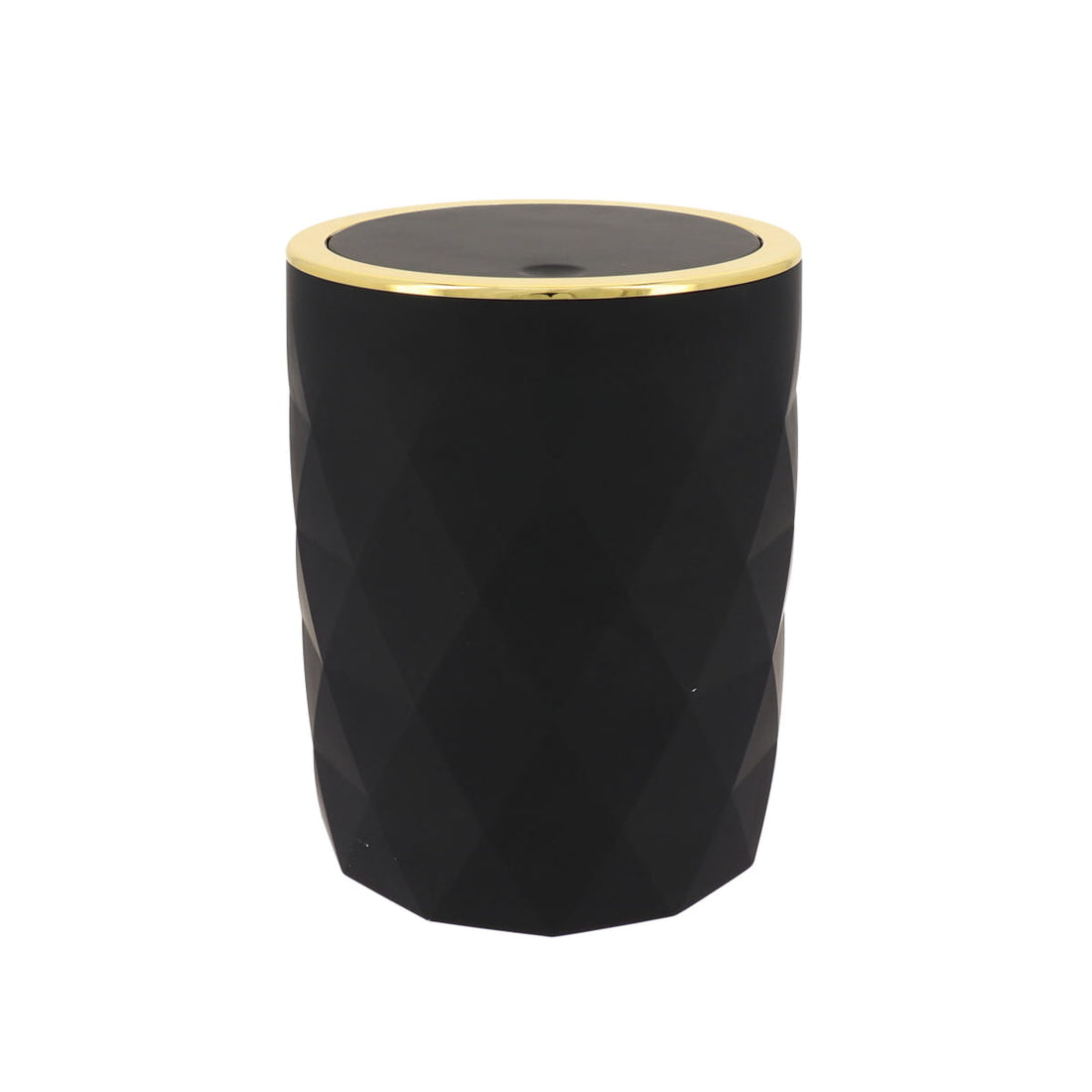 Coș de Gunoi ABS + Cauciuc 6L - Negru