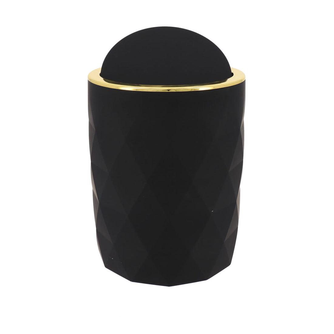 Coș de Gunoi ABS + Cauciuc 6L - Negru