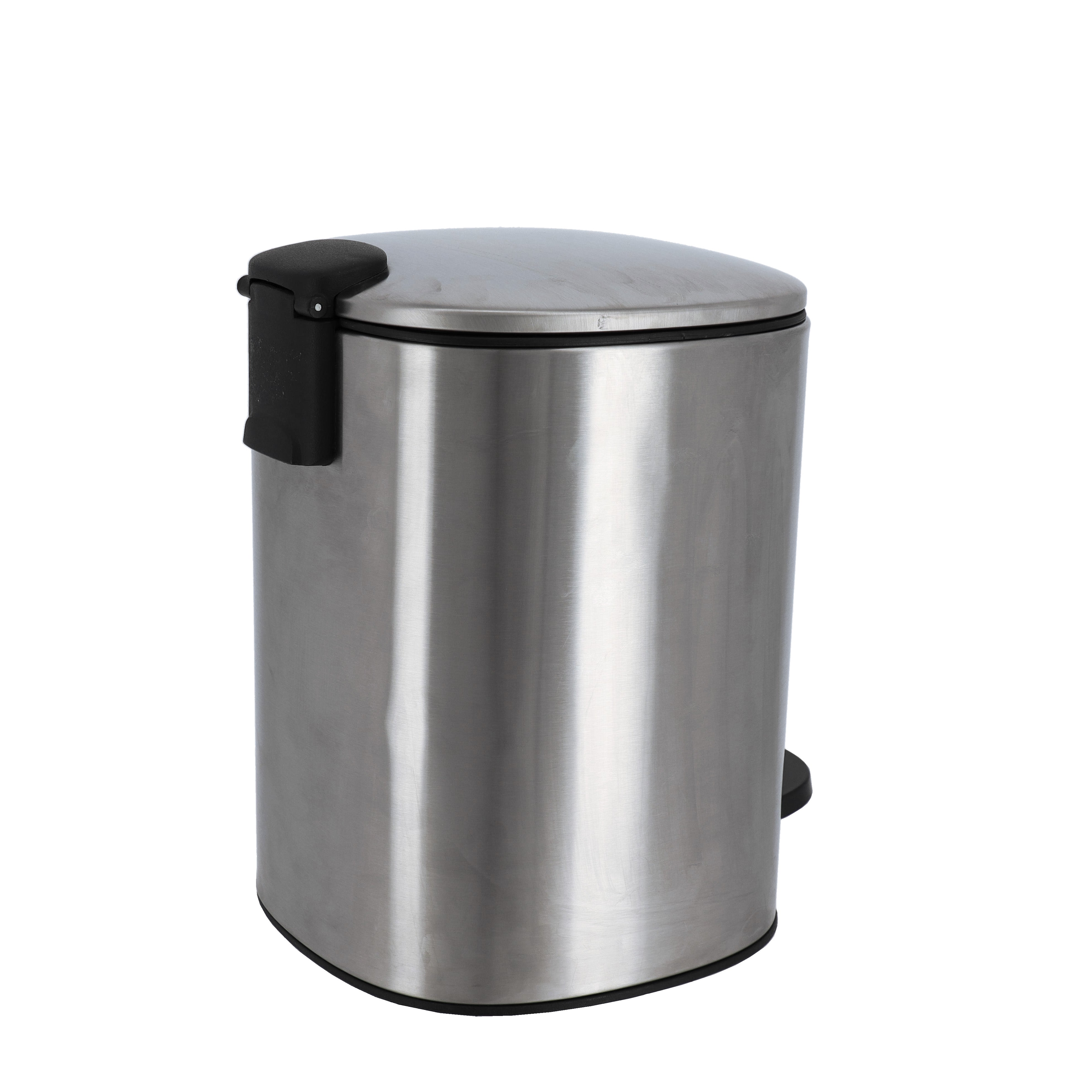 Coș De Gunoi Metalic Cu Închidere Lentă 5L - Crom