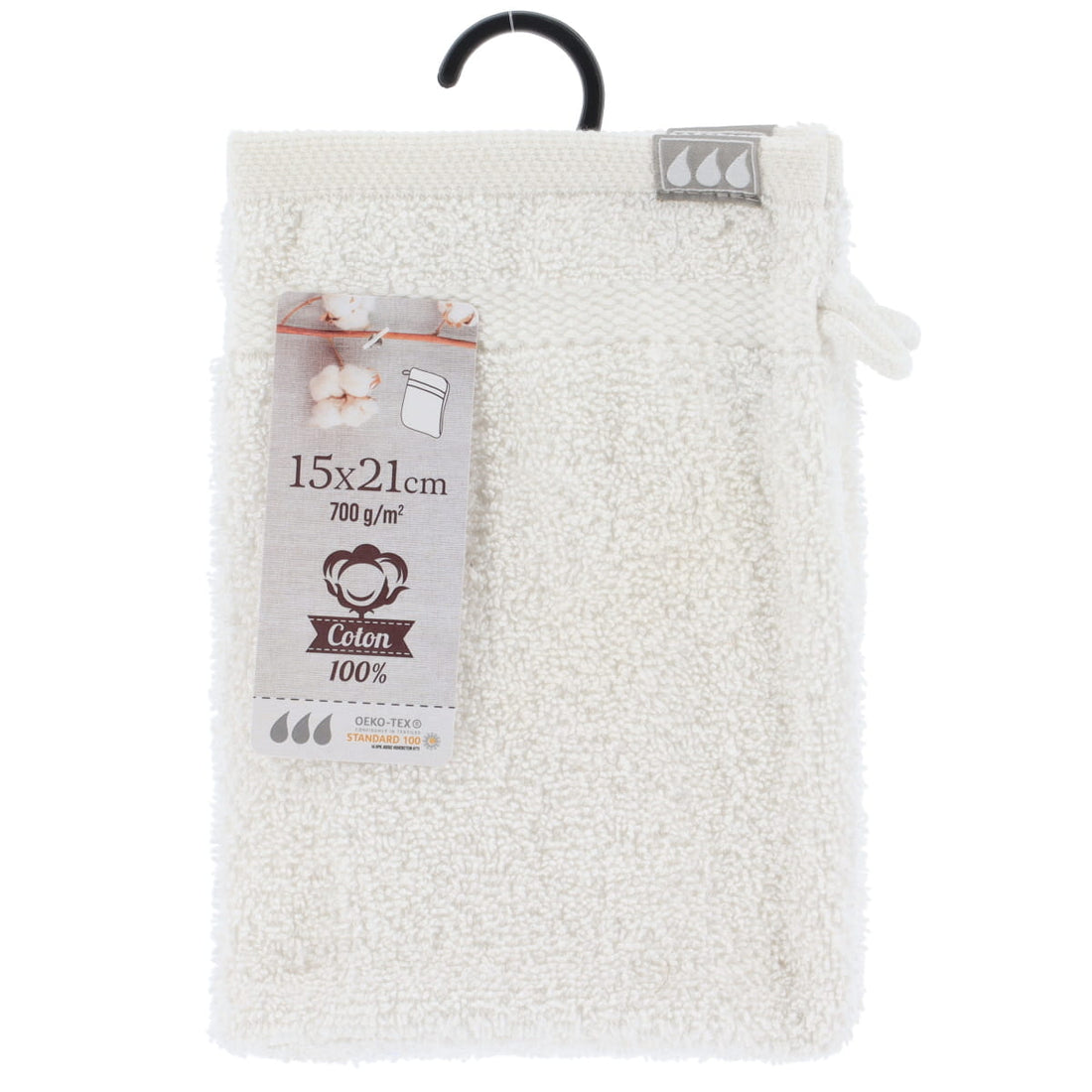 Set de 2 Mănuși din Bumbac 100% 15x21 cm - Alb