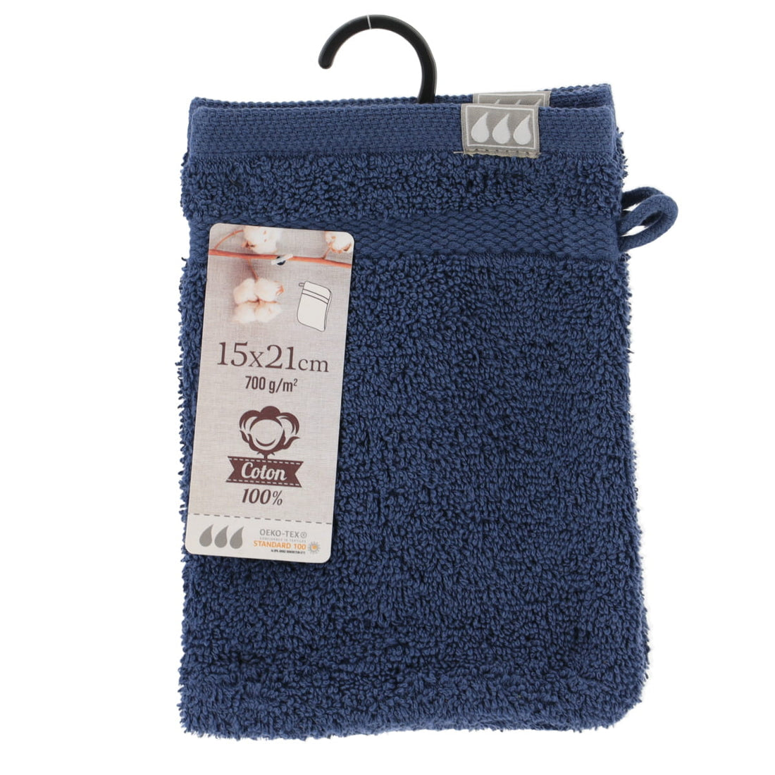 Set de 2 Mănuși din Bumbac 100% 15x21 cm - Albastru Marin