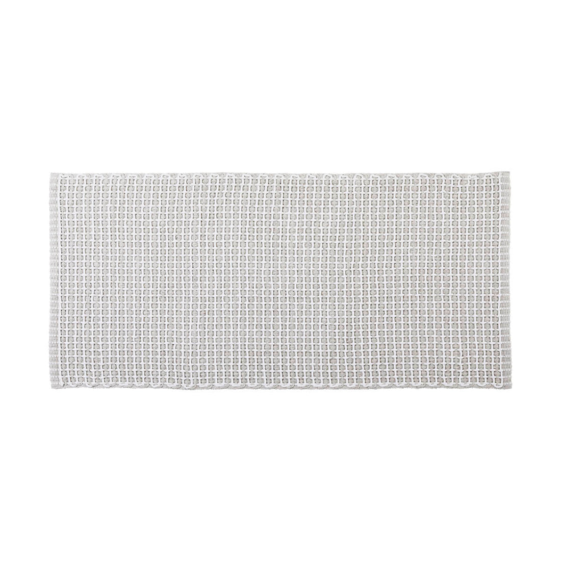 Covor Împletit din Bumbac/Poliester 50x120 cm - Alb/IVORY