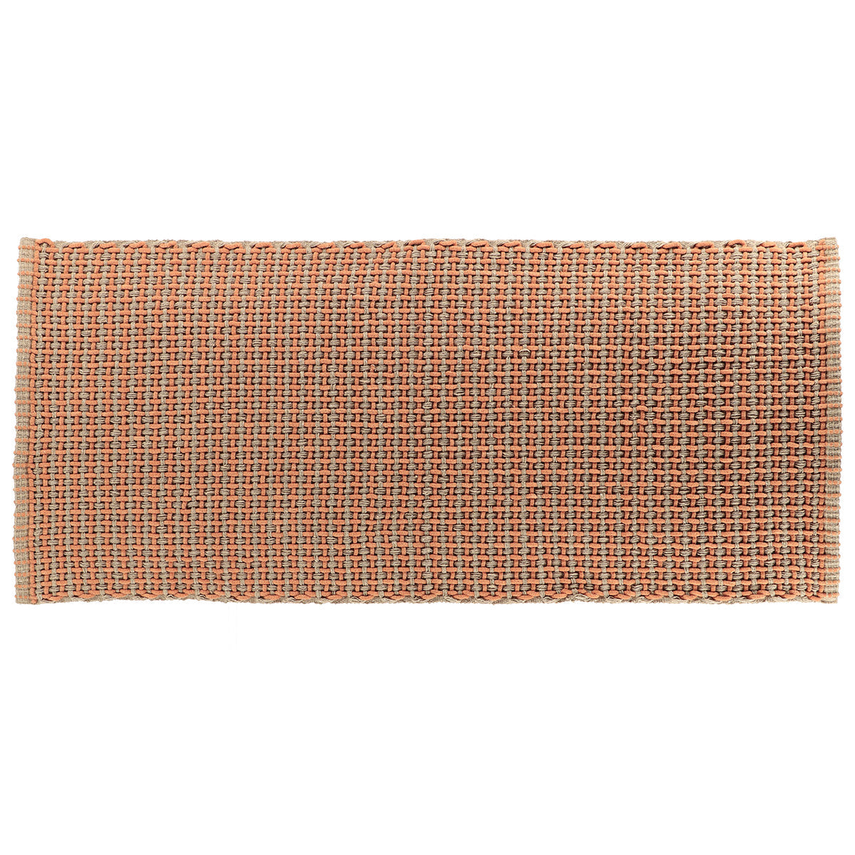 Covor Împletit din Bumbac/Poliester 50x120 cm - Cupru