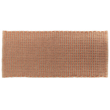 Covor Împletit din Bumbac/Poliester 50x120 cm - Cupru