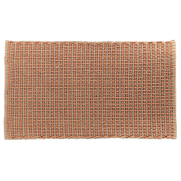 Covor Împletit Mimetism din Bumbac/Poliester 50x90 cm - Alb