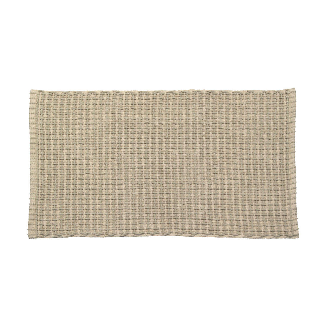 Covor Împletit Mimetism din Bumbac/Poliester 50x90 cm - Bej