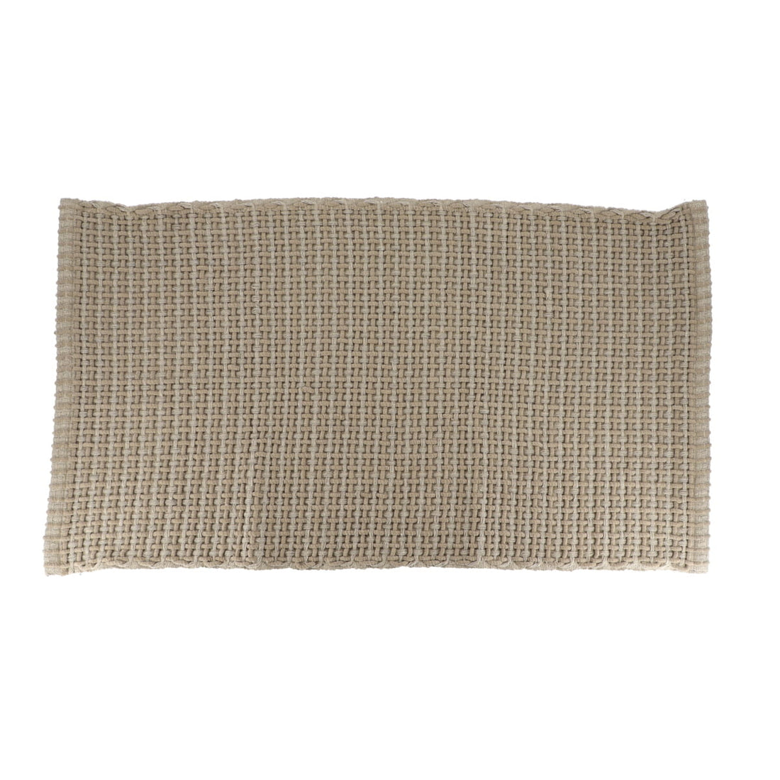 Covor Împletit Mimetism din Bumbac/Poliester 50x90 cm - Taupe