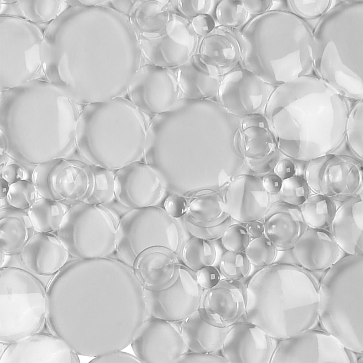 Covoraș de Baie din PVC 69x36 cm cu Bule - Transparent