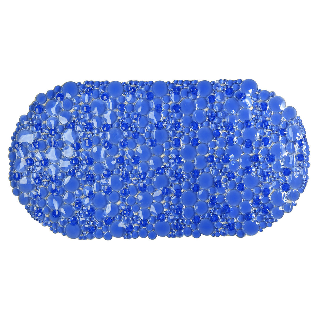Covoraș de Baie din PVC 69x36 cm cu Bule - Albastru Marin