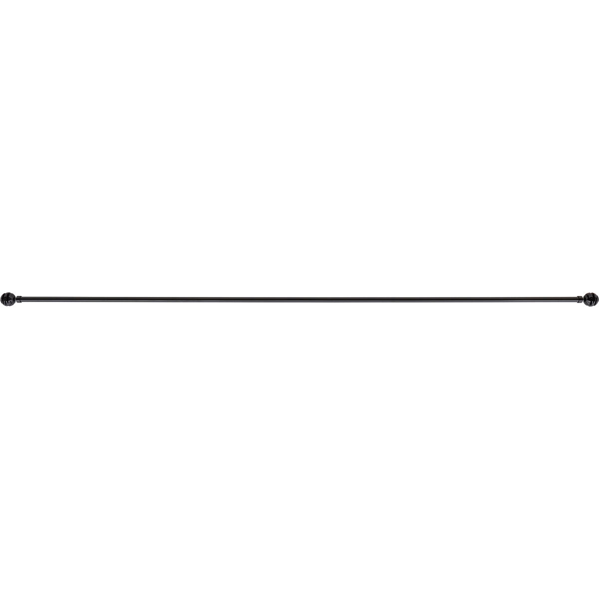 Galerie Extensibilă 210-380 CM Villalouise  - Negru
