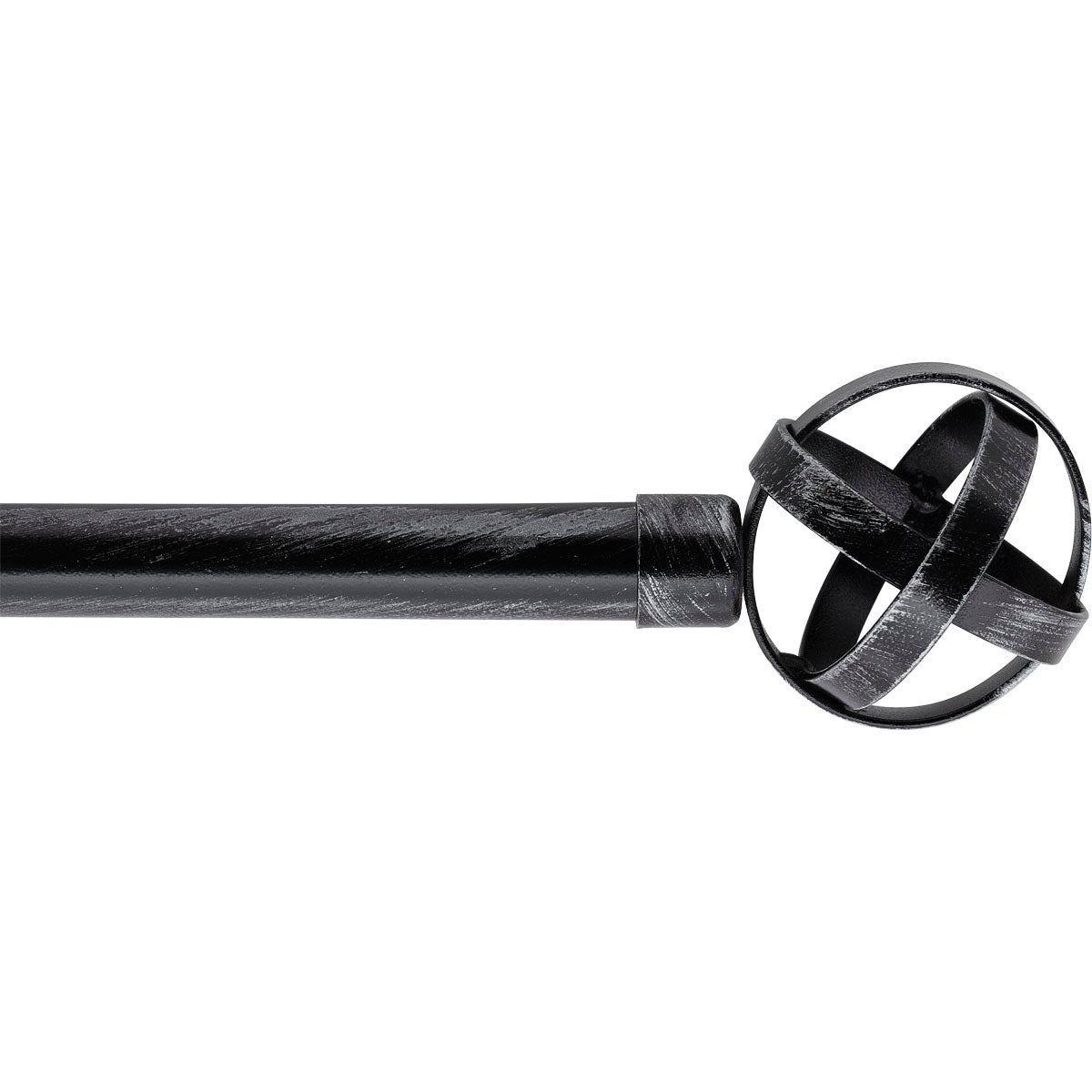 Galerie Extensibilă 210-380 CM Capri - Negru Argintiu