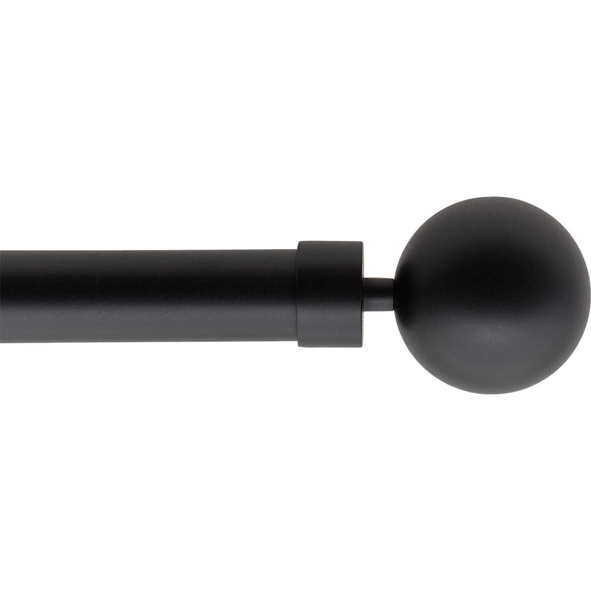 Galerie Extensibilă 120-210 CM Gaia - Negru Mat