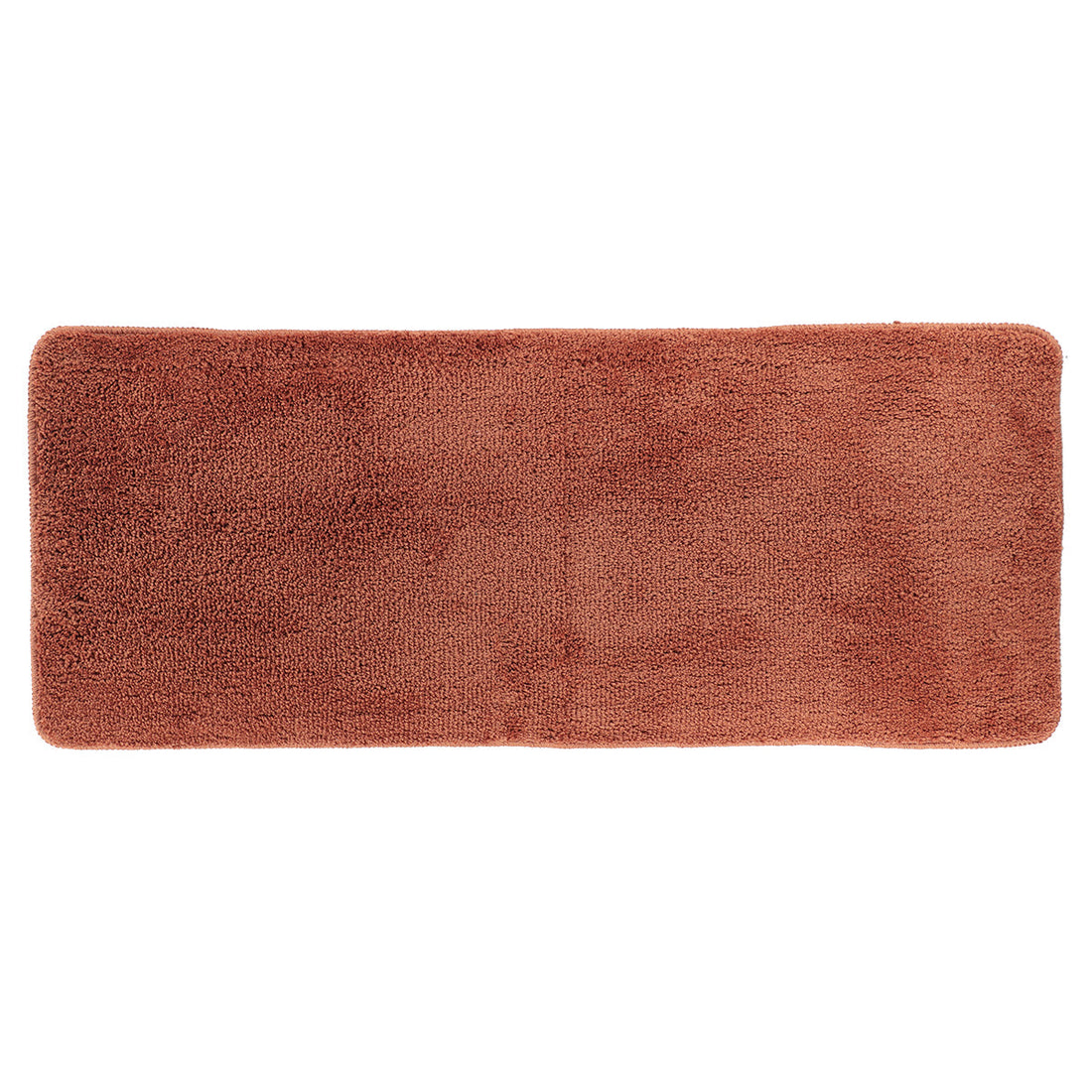 Covor Microfibră pentru Baie cu Două Chiuvete 50x120 cm - Cu Acoperire din Latex - Cupru
