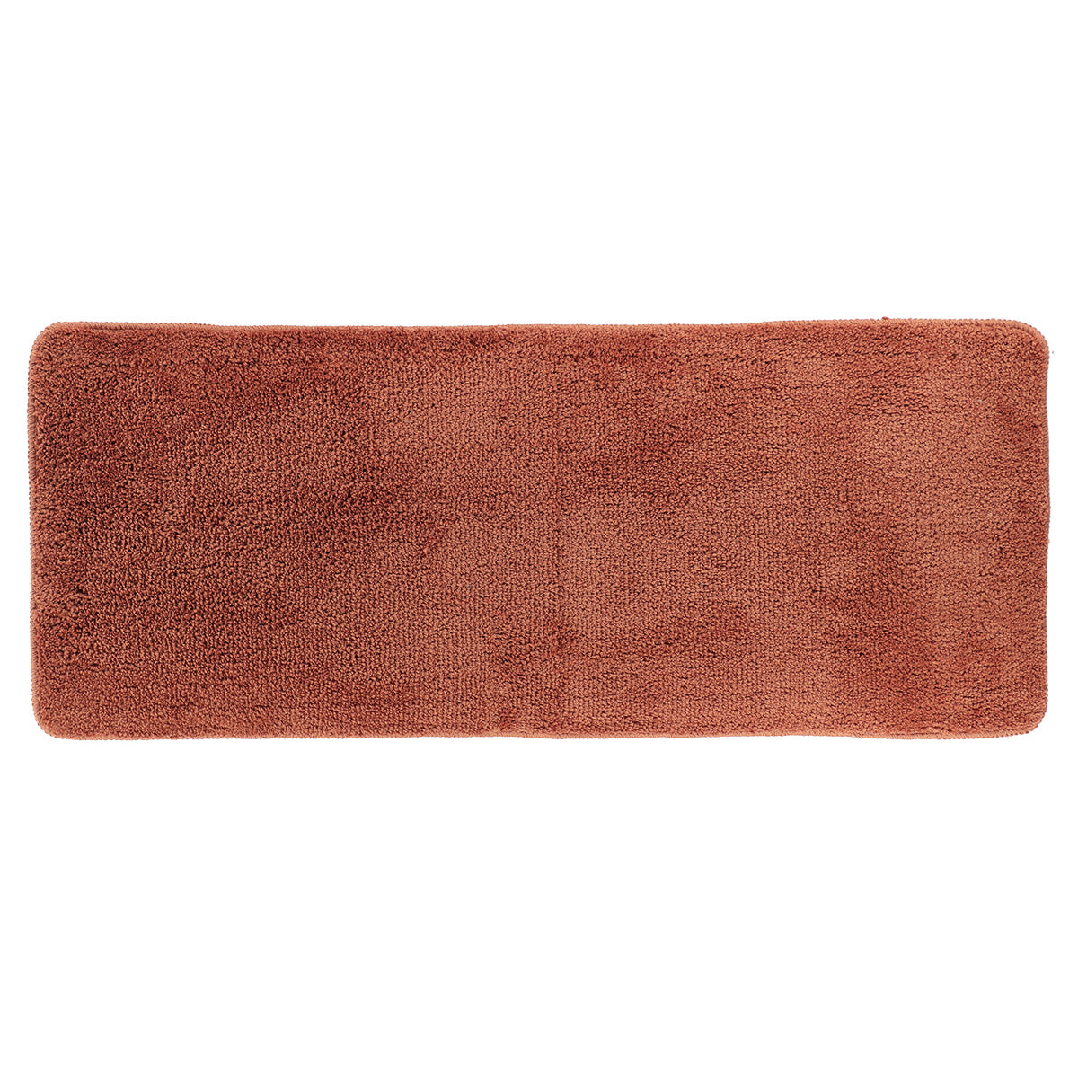 Covor Microfibră pentru Baie cu Două Chiuvete 50x120 cm - Cu Acoperire din Latex - Cupru