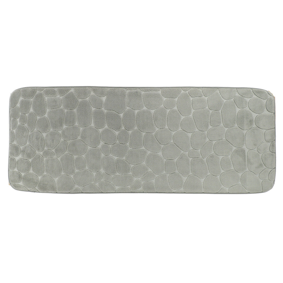 Covor din Microfibră cu Memorie Pebble 45x120 cm - Kaki