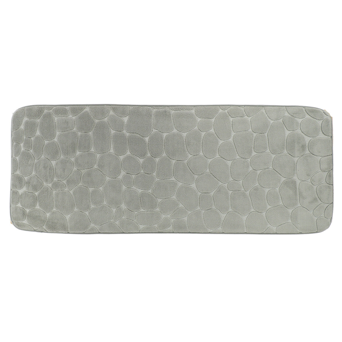 Covor din Microfibră cu Memorie Pebble 45x120 cm - Kaki