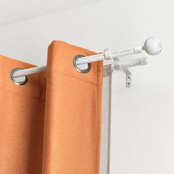 Galerie Dublă Extensibilă 210-380 CM Paloma - Alb Auriu