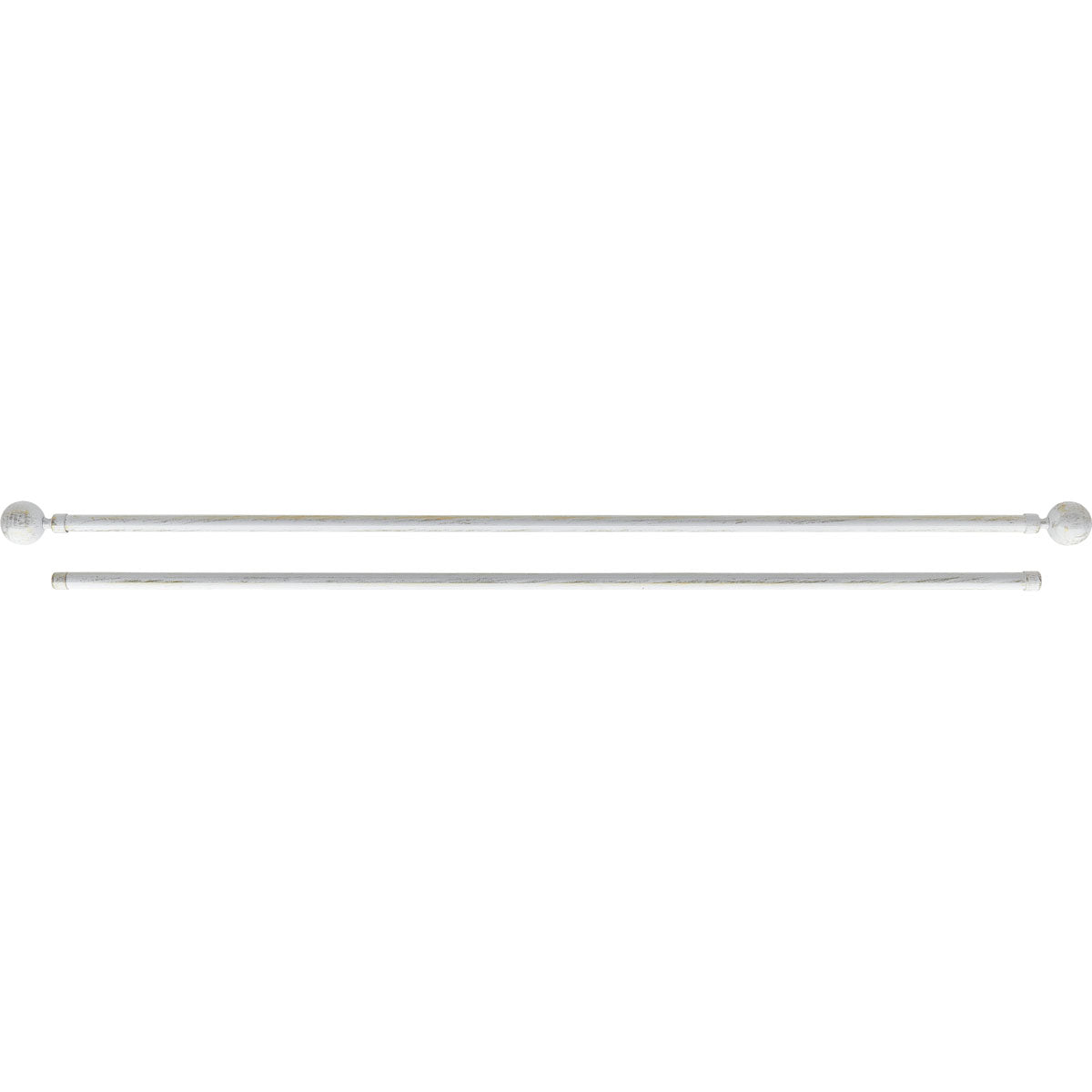 Galerie Dublă Extensibilă 210-380 CM Paloma - Alb Auriu