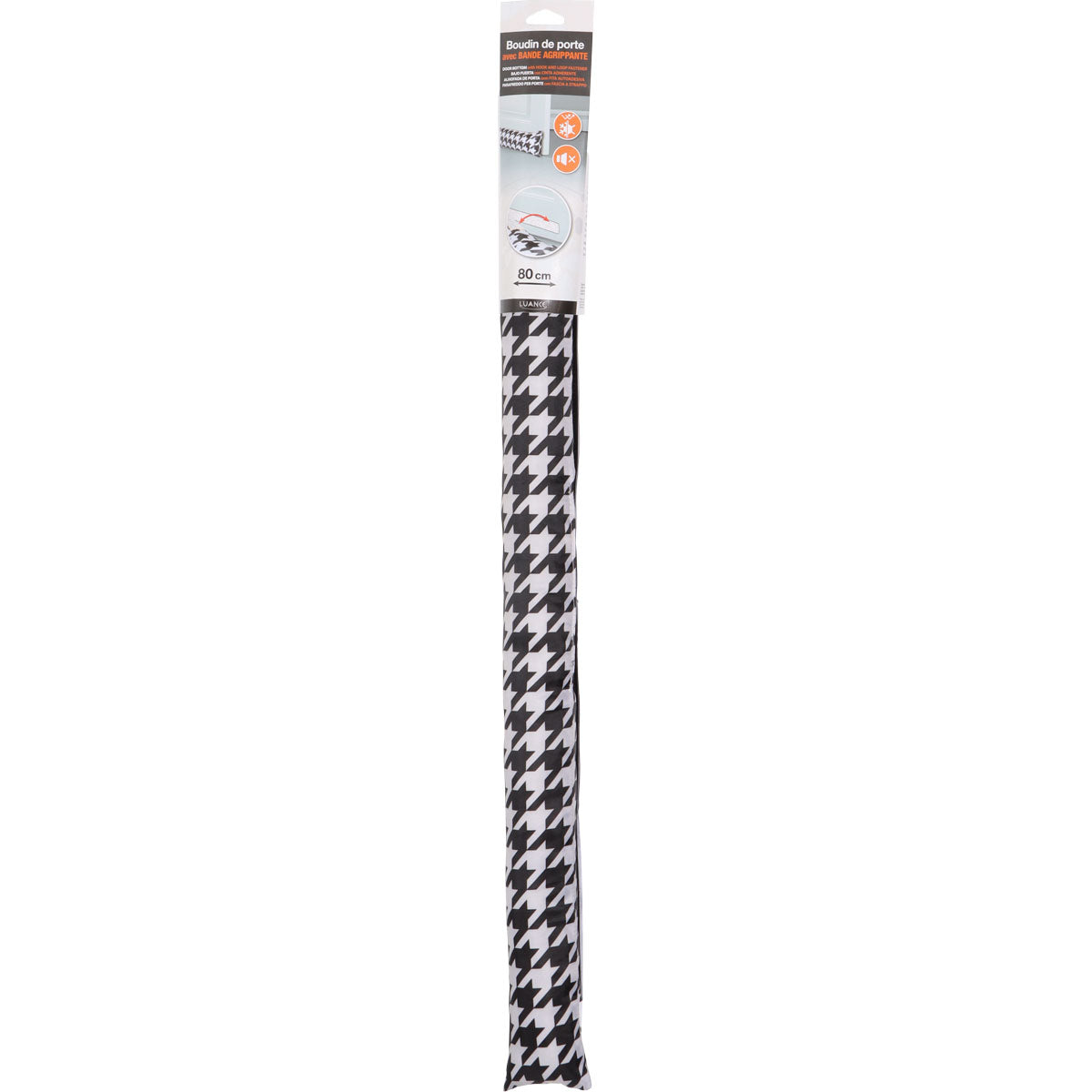 Izolator Ușă - Pied de Poule Blanc, 80CM