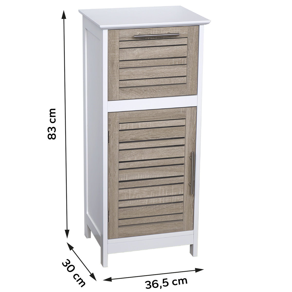Cabinet Inferior Din MDF Cu 1 Ușă + 1 Sertar - Stockholm