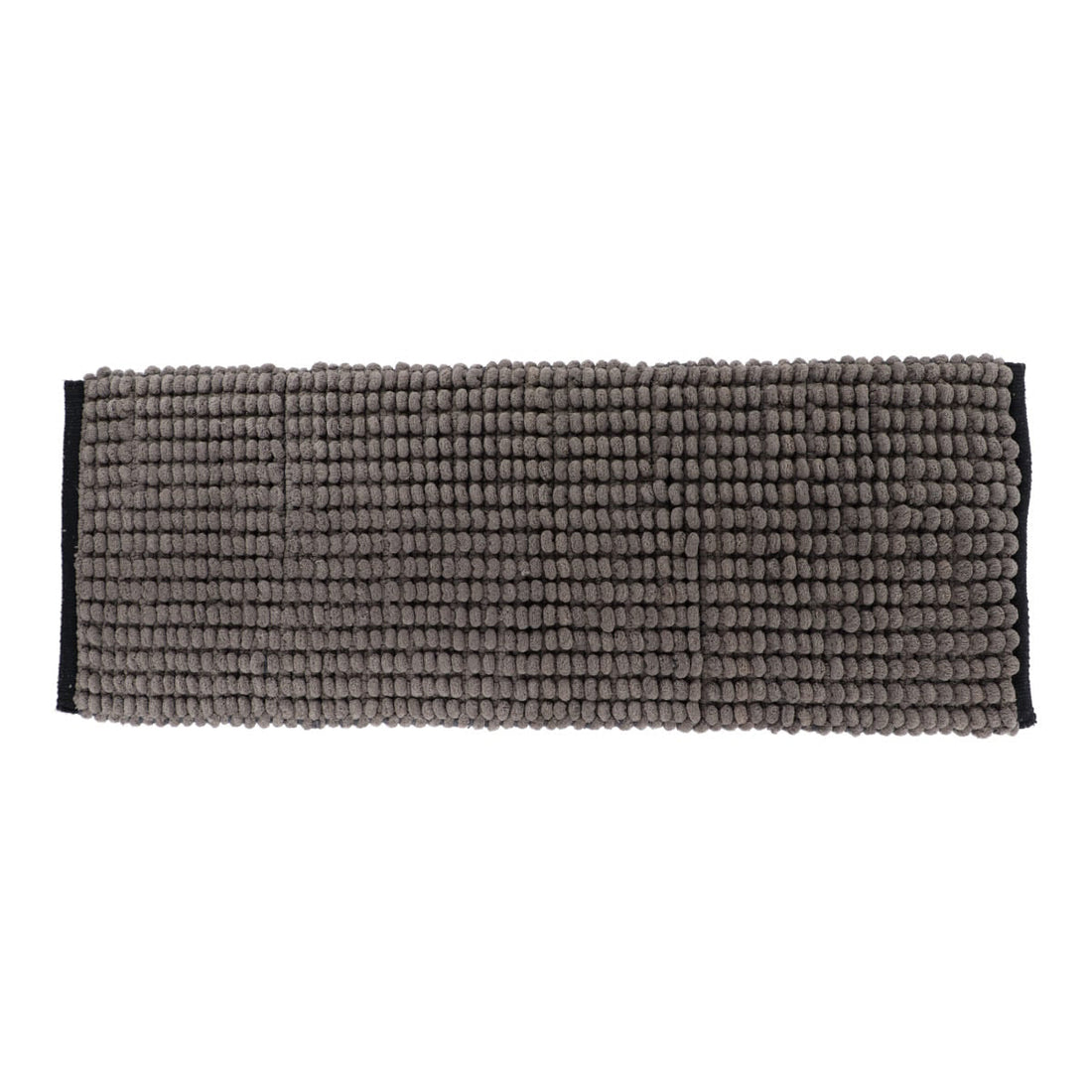 Covoraș Bicolor din Bumbac 45x120 cm – Gri/Negru