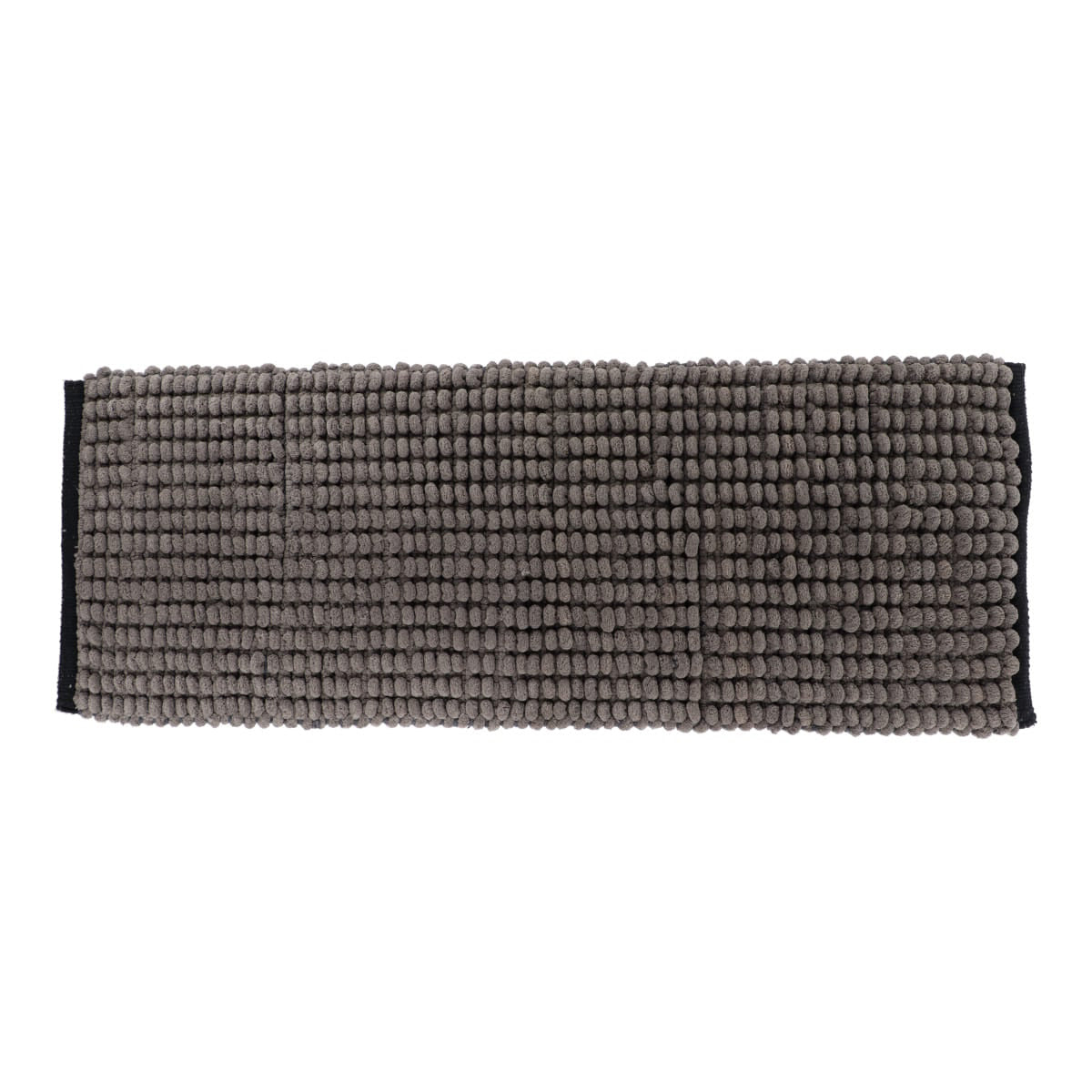 Covoraș Bicolor din Bumbac 45x120 cm - Gri/Negru
