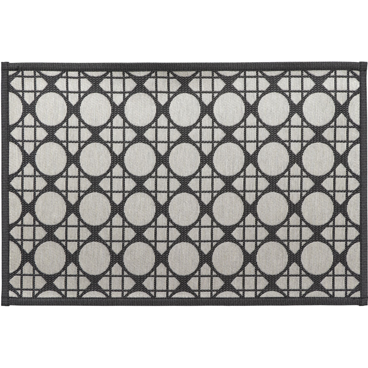 Covor bucătărie Geometrik Noir - 40X60CM - Covor bucătărie - Softambient