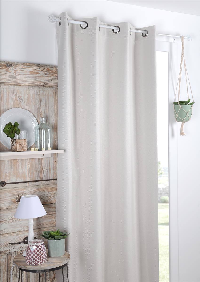 Draperie cu Inele Gata Confecționată Copenhague 140x260 cm - Draperie - Softambient