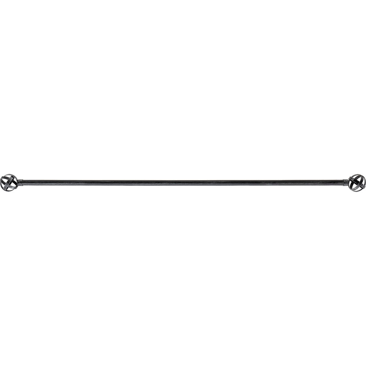Galerie Extensibilă 210-380 CM Capri - Negru Argintiu