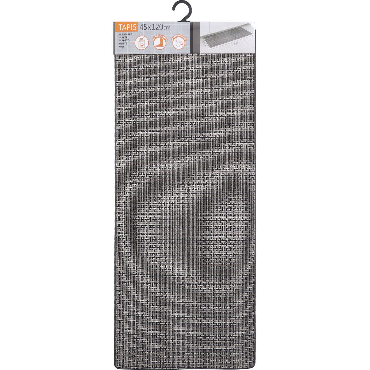 Covor bucătărie Pixel Dark Grey - 45X60CM