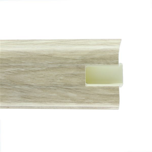 Plintă PVC cu Canal Cablu 5,5 cm x 250 cm - Plintă - Softambient