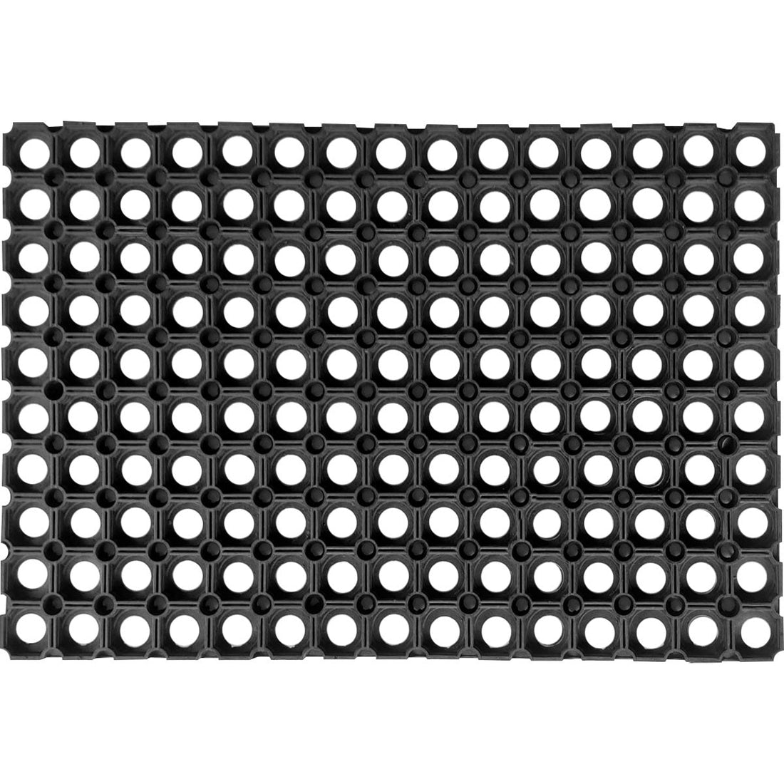 Preș Intrare Exterior Caillebotis 40X60CM Cauciuc - Negru - Preș - Softambient