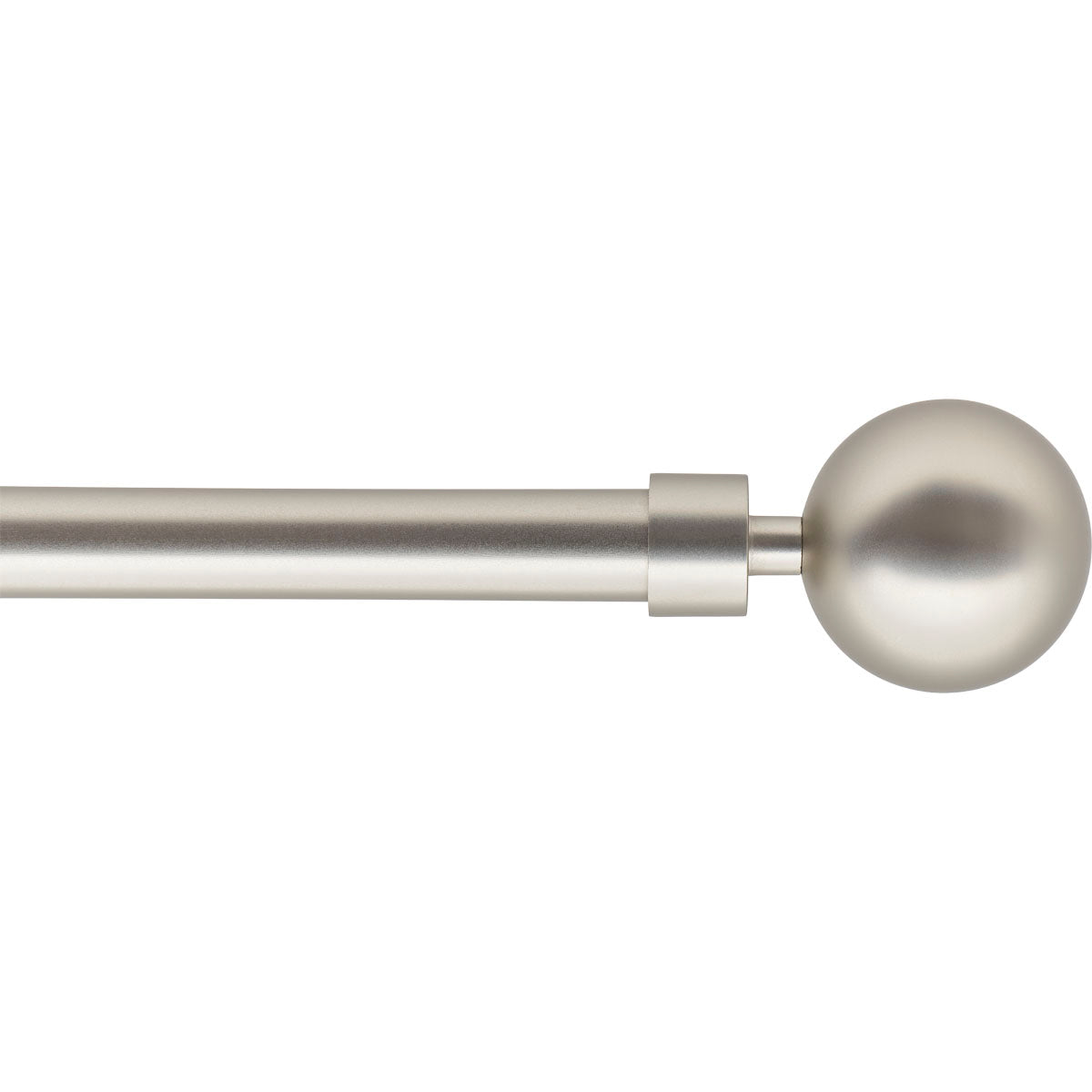 Set Galerie Extensibilă 120 - 210 CM Maia Φ19MM - Argintiu - Set galerie extensibilă - Softambient
