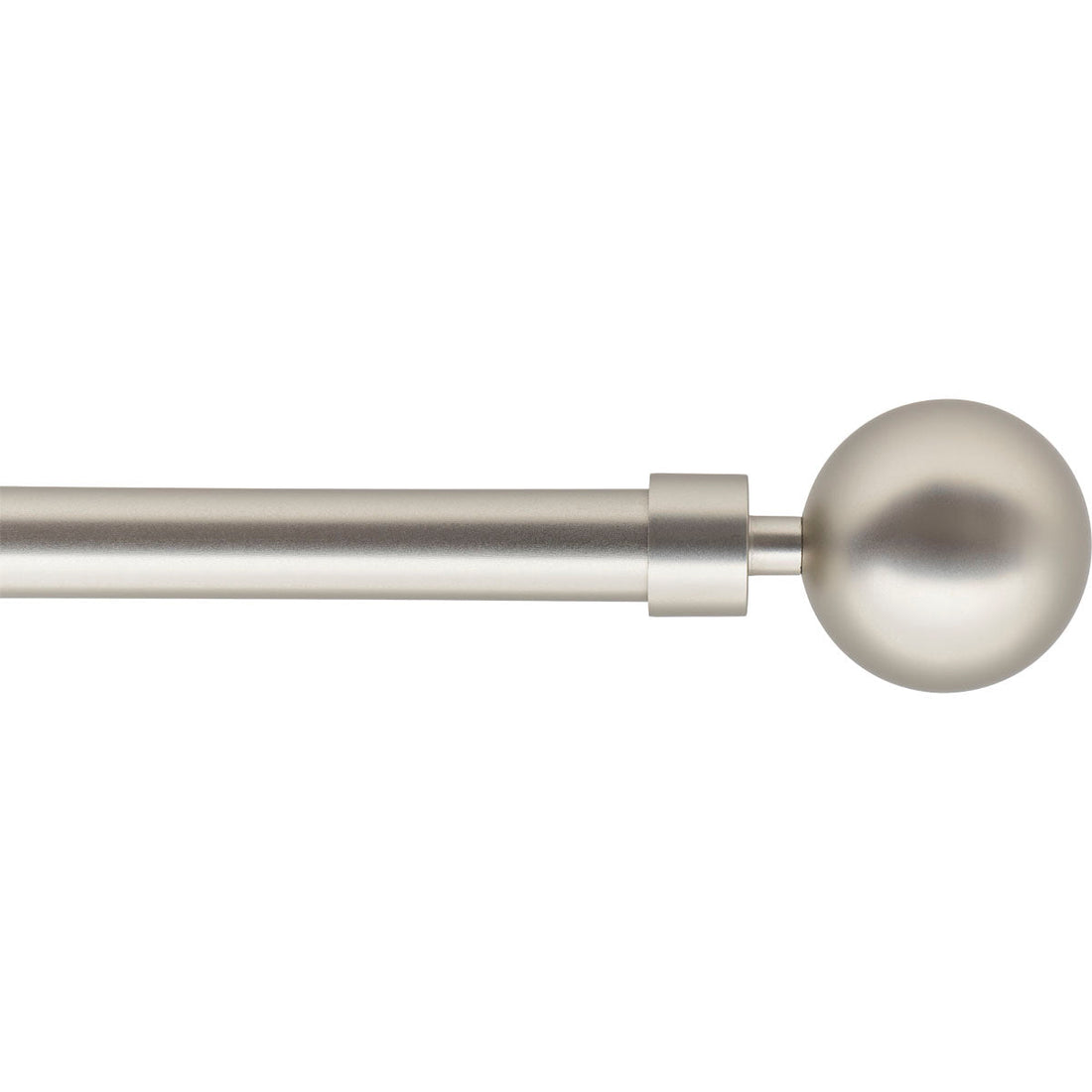Set Galerie Extensibilă 210 - 380 CM Maia Φ19MM - Argintiu - Set galerie extensibilă - Softambient