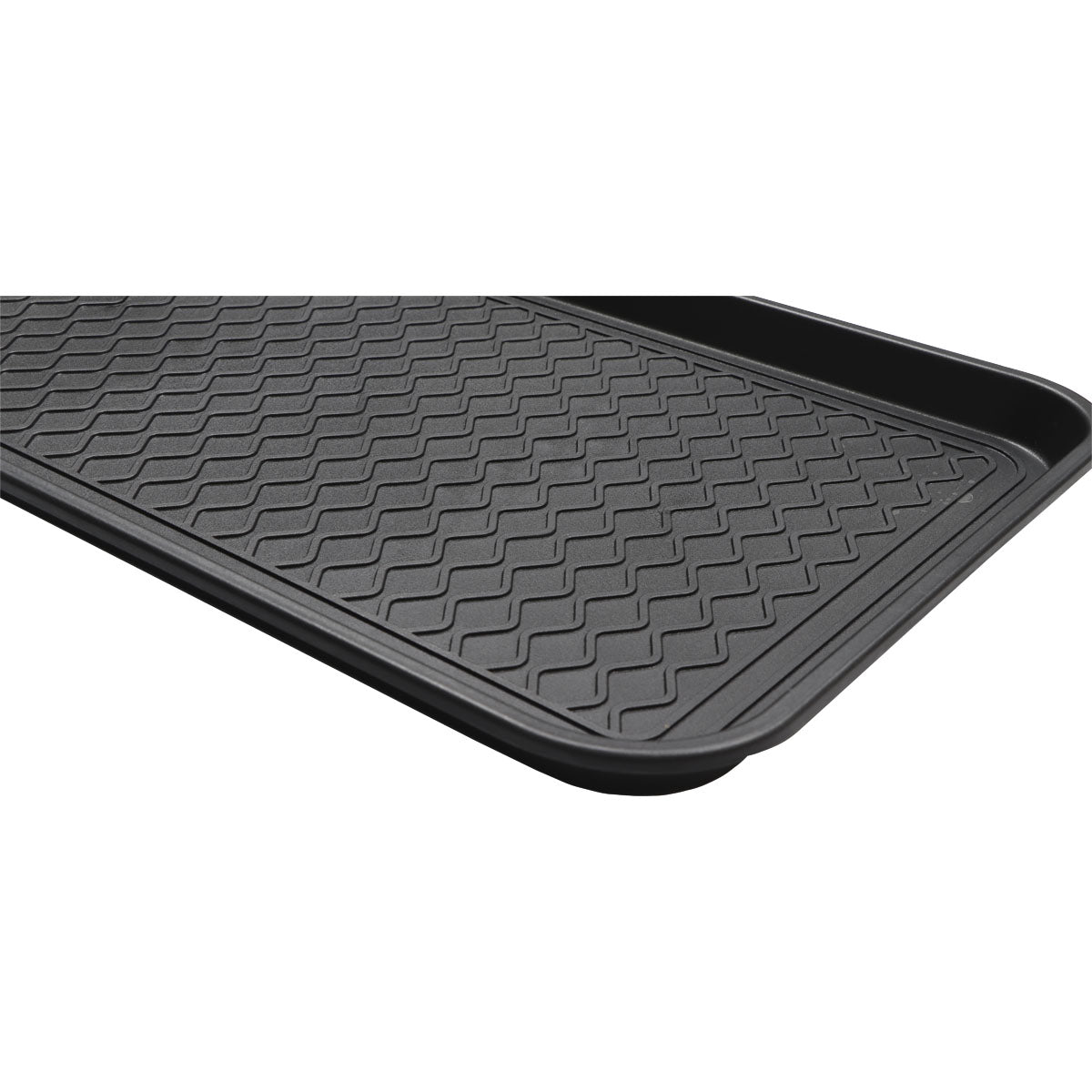 Tăviță pentru uscat cizme și pantofi 38X76CM Polietilenă - Negru - Tăviță - Softambient