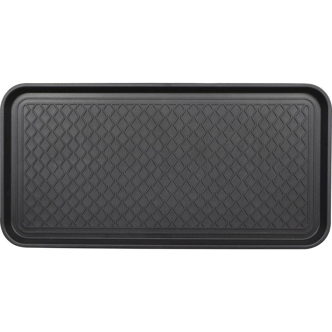 Tăviță pentru uscat cizme și pantofi 38X76CM Polietilenă - Negru - Tăviță - Softambient